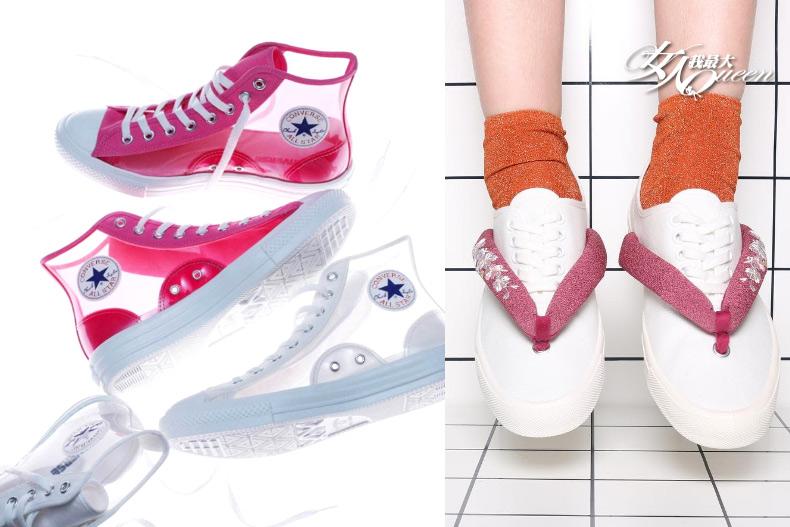 日本人搶瘋！木屐鞋帶帆布鞋、半透明果凍Converse鞋款全都好好看