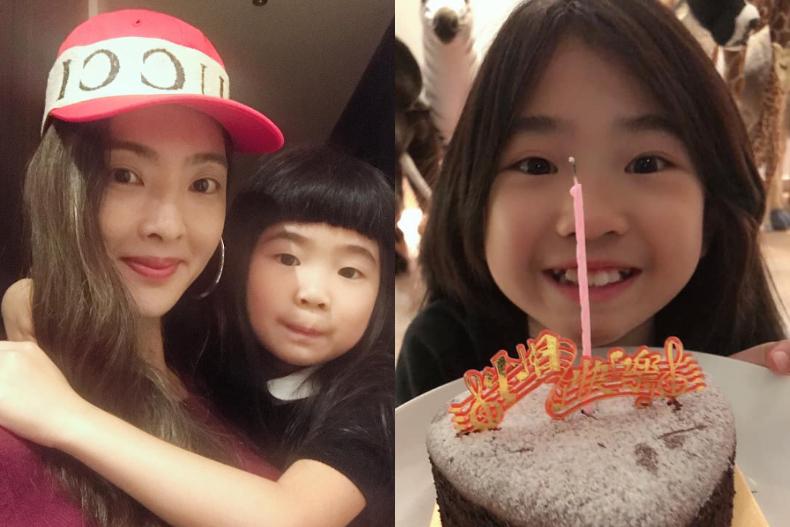 曹格、吳速玲替女兒慶祝10歲生日！招牌臉頰肉消失，網驚：「包子妹」變少女了