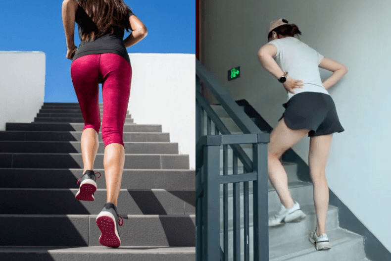 網友實測「空腹爬樓梯減肥法」半個月減下5公斤！爬樓梯正確姿勢、訓練關鍵，久坐族救星！