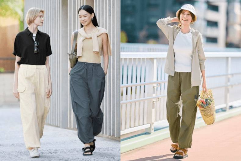 夏日涼感寬褲推薦：UNIQLO、GU、網路人氣女裝⋯從物理防曬到接觸涼感，顯瘦又清爽！