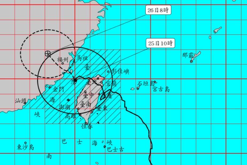 15縣市恐連放3天颱風假！凱米出海暴風圈仍籠罩台灣，明達停班停課標準地區曝