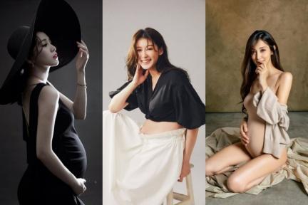 太辣了！王思平、趙孟姿5位女星「孕婦寫真」範本，正面修身、側面顯孕肚就穿這件