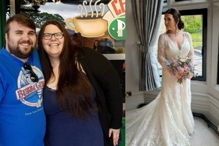 不想變穿著婚紗的史瑞克！英國女被求婚，自願延遲婚禮靠「改變飲食」狂甩91kg瘦掉半個自己