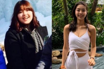 每個胖妹都是潛力股！韓妞減重超勵志，原90kg減到55kg，瘦身有成後宛如模特兒！