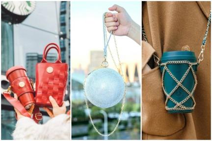 「星奈兒2․0」！星巴克聖誕復古系列，小香風鍊條包、菱格紋杯套質感爆表，鑽石球包超耀眼