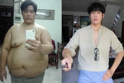 太誇張～泰國肥宅一年甩肉81kg變歐巴！公開減肥吃「這些」讓肥肚肉完全消失無蹤