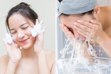 正確洗臉步驟教學，1分鐘就完成，洗臉從水溫、洗面乳、毛巾開始注意