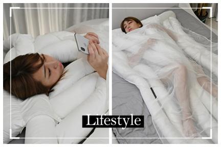 各種睡姿都能駕馭！日本發明「烏龍麵棉被」，根本小資女、懶人族的完美被子
