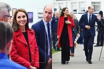 凱特王妃穿「紅色大衣」有心機！1細節致敬黛安娜王妃，手袋更藏有這含意