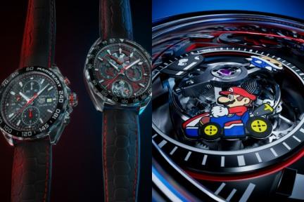 TAG Heuer泰格豪雅再度攜手Nintendo任天堂，推出聯名限量腕錶