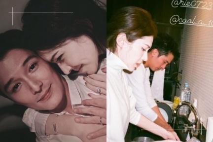 許瑋甯、邱澤閃婚一年首曬同框照，甜喊「只是我們的日常生活」～婚禮進度、婆媳關係曝光