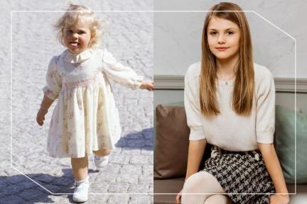 歐洲最酷公主11歲生日照曝光！「白衣＋千鳥格紋裙」化身靈氣美少女，粉絲笑稱：難得端莊