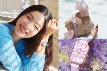 DＷ全新Spring Pastel甜美登場～「粉嫩花卉色、母貝錶盤」結合經典錶款，綻放春日浪漫