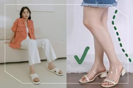 涼鞋怎麼挑？蘿蔔腿女生實測4訣竅，粗腳踝「這樣穿」超顯瘦