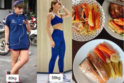 6個月80公斤→57公斤不復胖！泰國小姐姐「路人變網紅」 日常6招瘦身心法