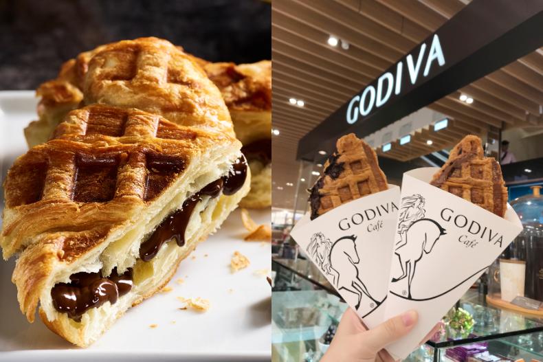 全球爆紅的GODIVA Café台灣也有了！獨家限定香酥「可芙」，巧克力、起司咬下爆漿噴出