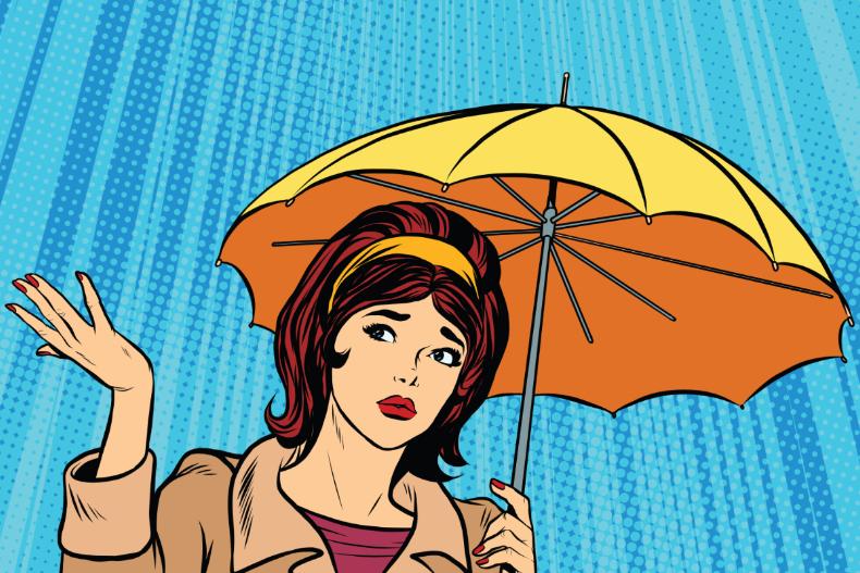 你知道你發脾氣有多可怕嗎？傾盆大雨時選的「傘」，透露暴躁的那一面
