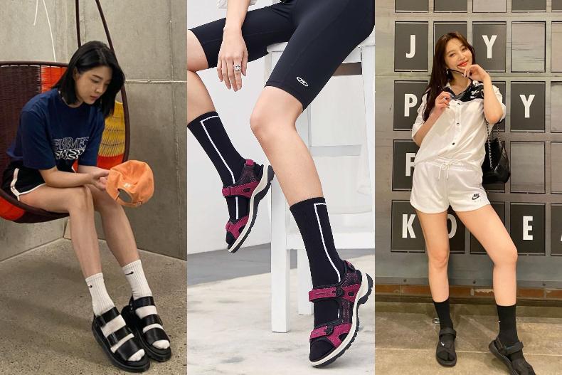 別再說「襪子X涼鞋」很俗！5雙「運動涼鞋」推薦，韓星們都這樣穿