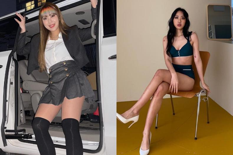 這真的是同一人？韓國女嘻哈歌手狂甩13公斤，李泳知成性感內衣代言人